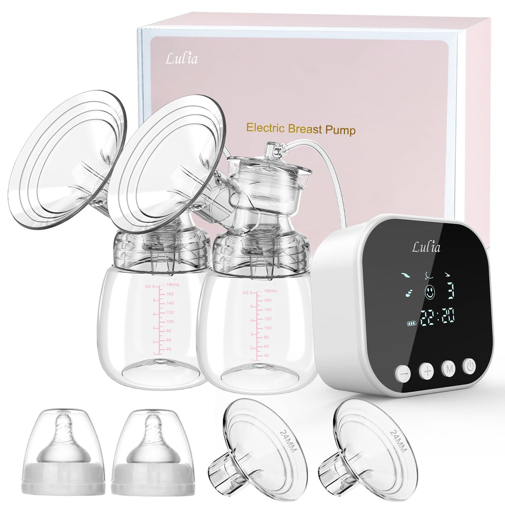 Lulia Double Electric Breast Pump with massage mode for gentle milk expression