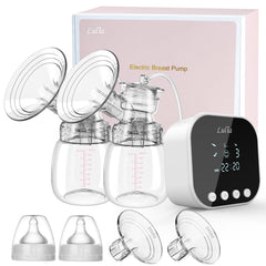 Lulia Double Electric Breast Pump with massage mode for gentle milk expression