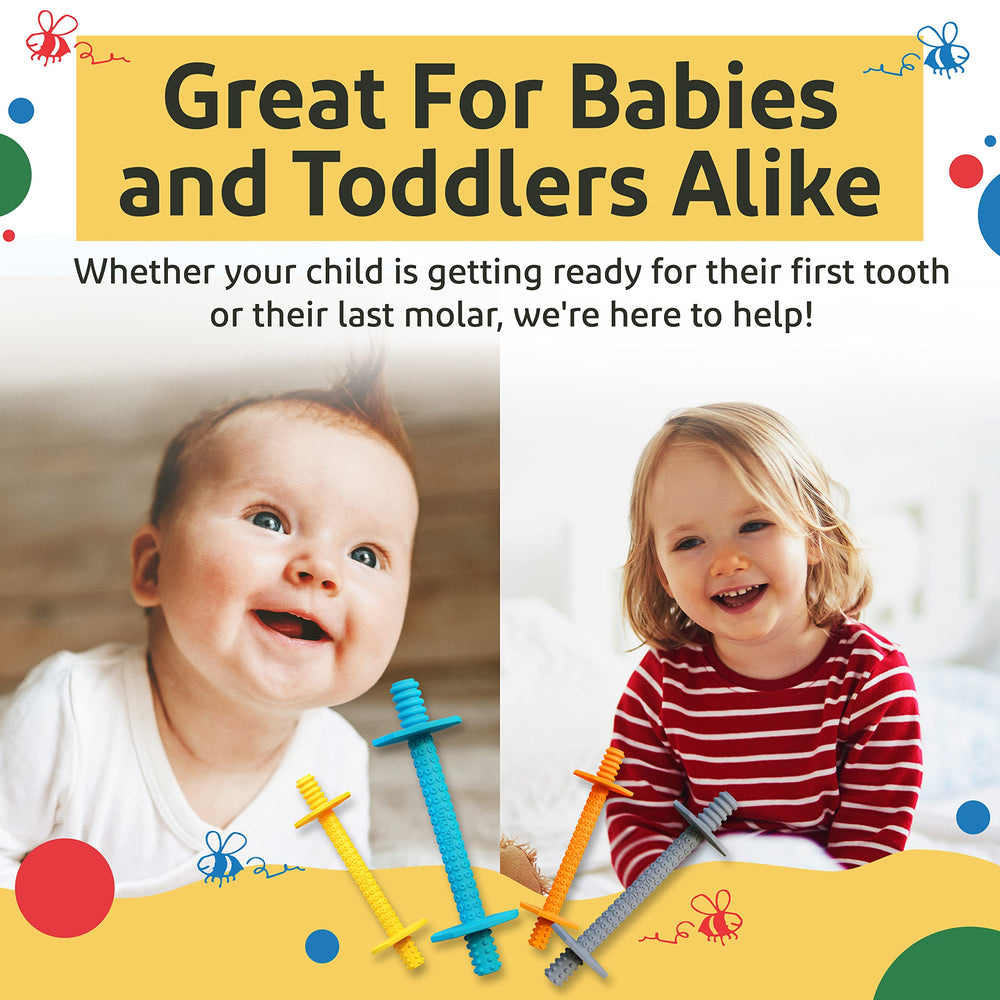 Lull Kids silicone teether made of food-grade material