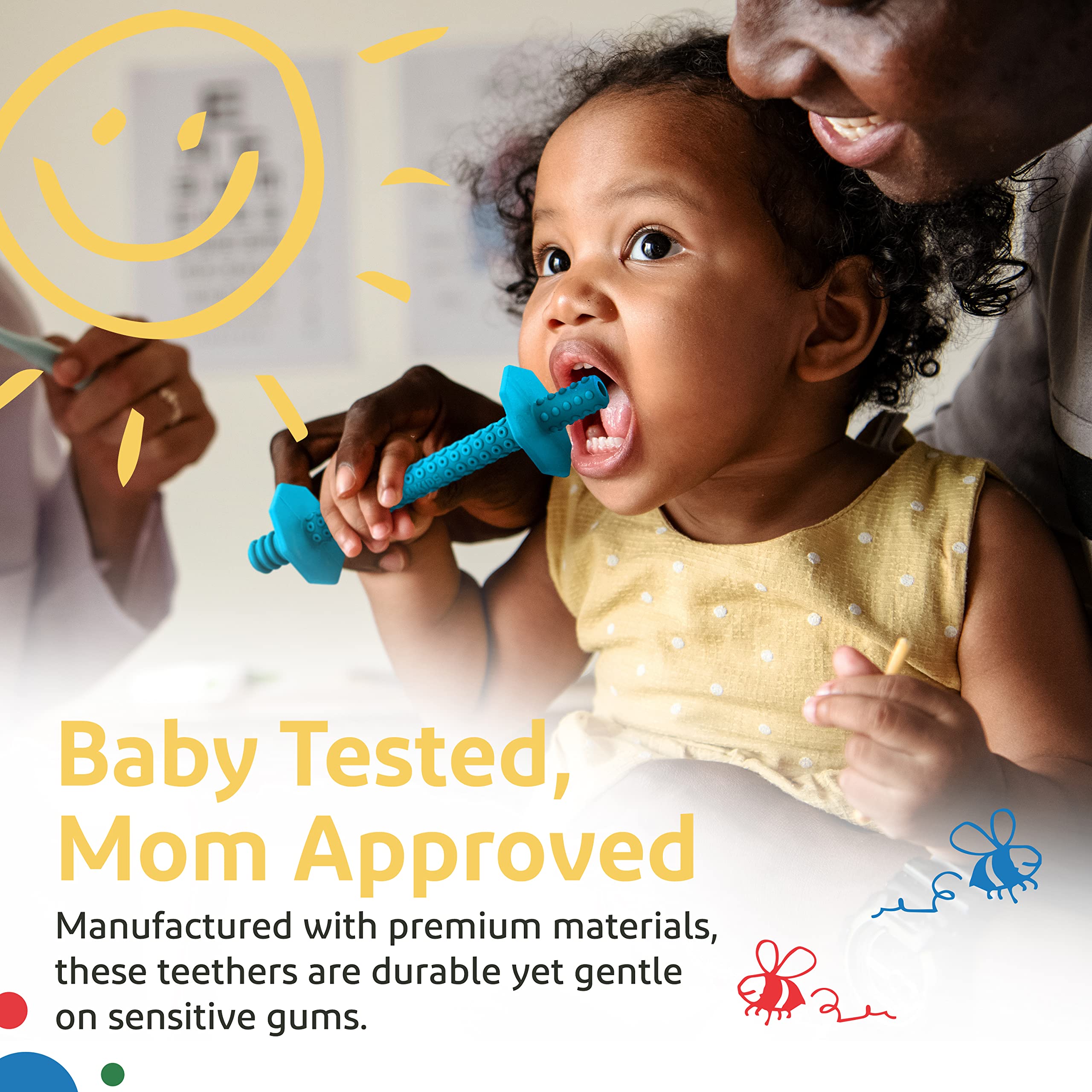 Lull Kids molar teether targets back teeth for relief