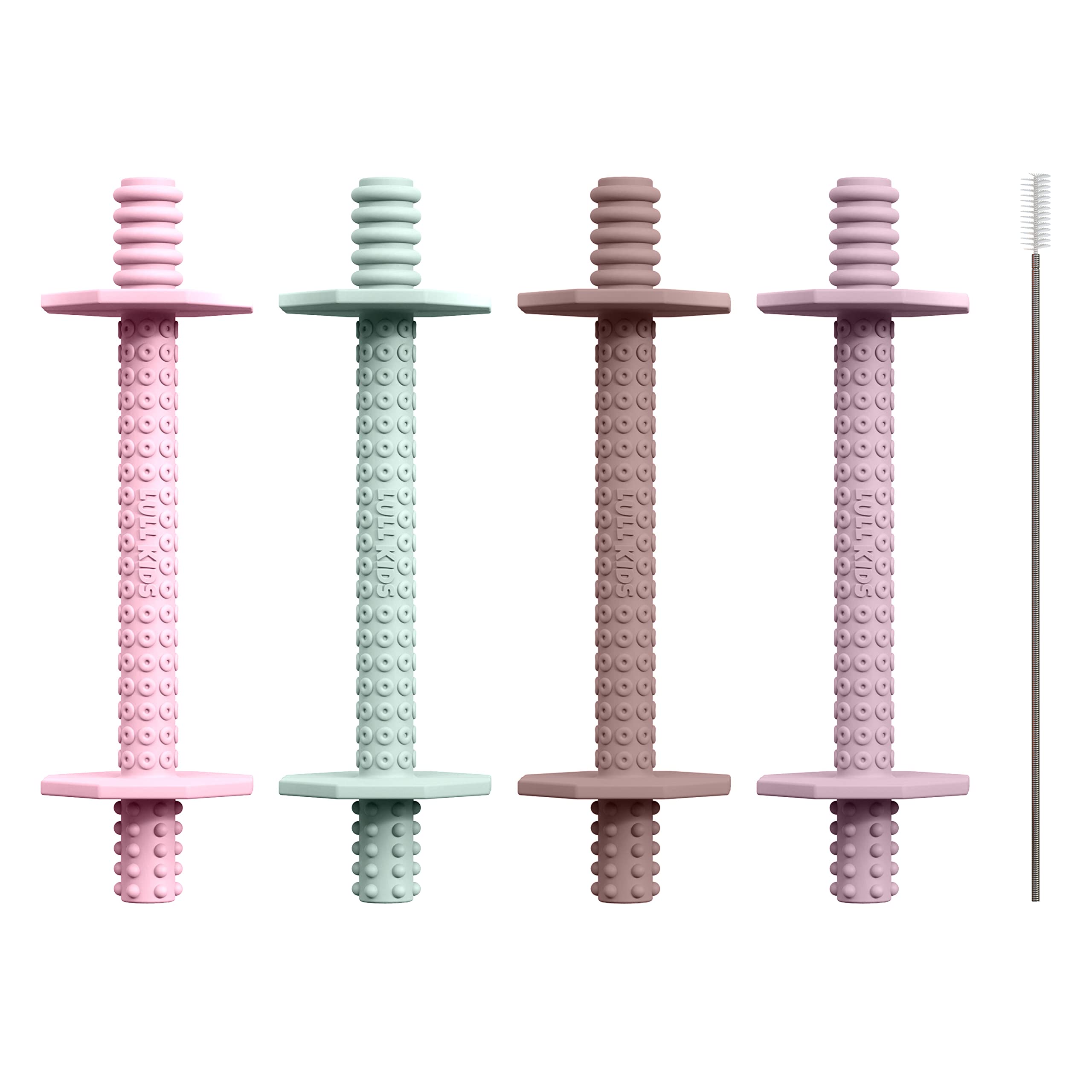Lull Kids silicone baby teether for 0-6 months with soothing texture