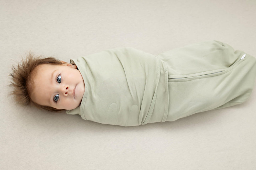 LullaBaby desert sage swaddle color adds calm nursery aesthetics