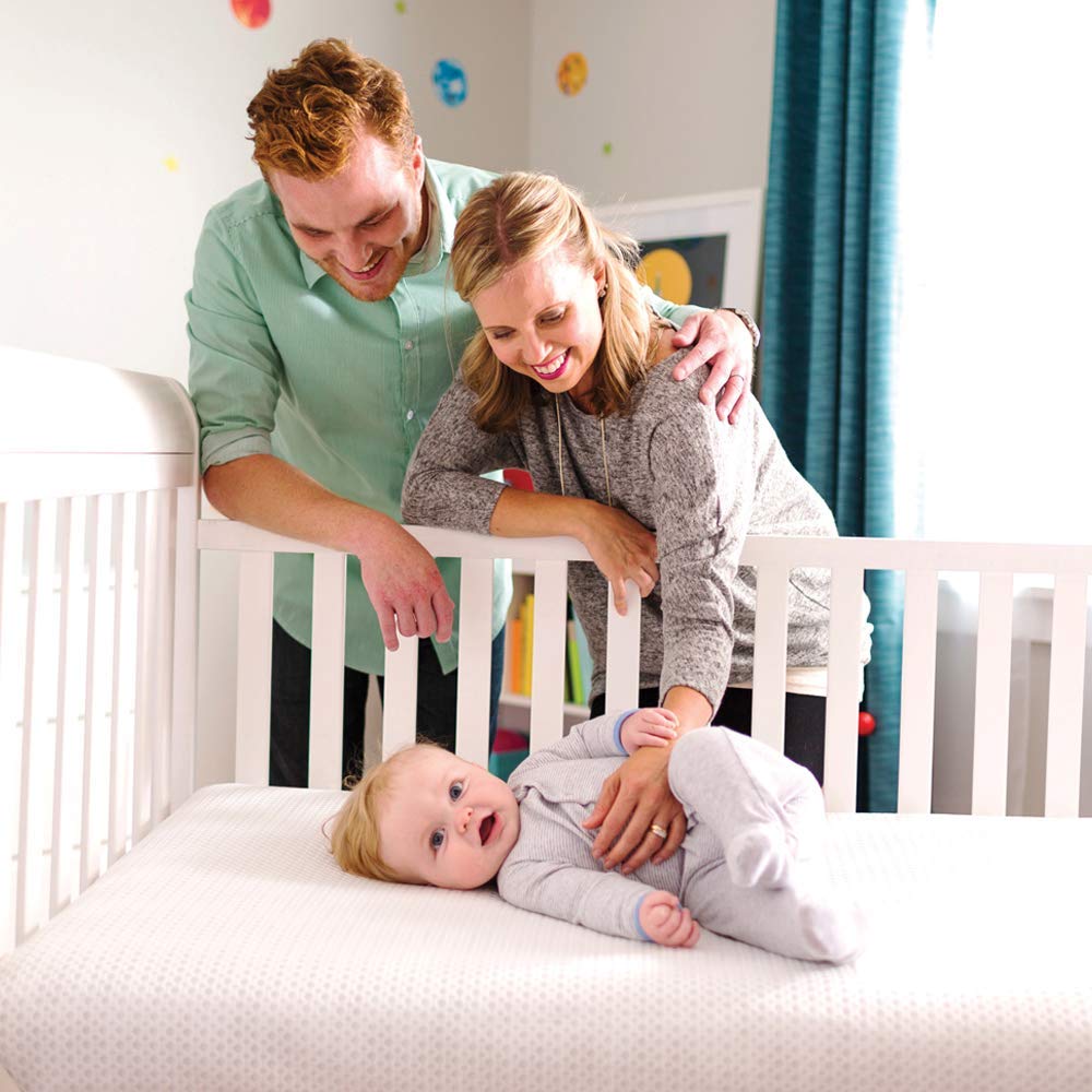 Lullaby Earth Breathe Safe infant side with dual-firmness support