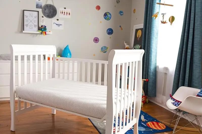 Lullaby Earth Breathe Safe removable protector is machine washable