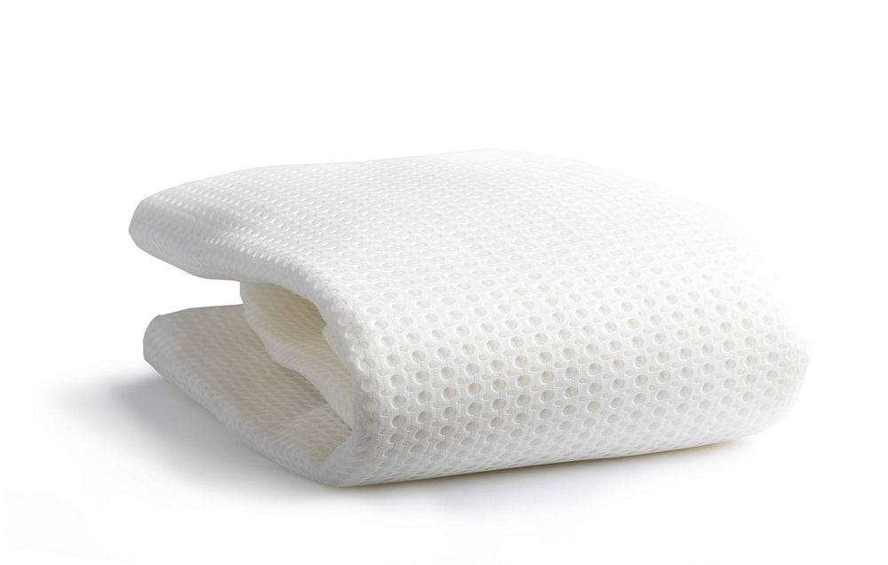 Standard crib fit on a mattress 27¼ x 51⅝ inches with Lullaby Earth pad