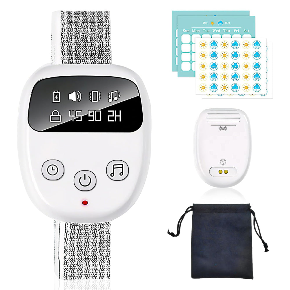 Lultrloyra bedwetting sensor detects moisture for timely reminders.