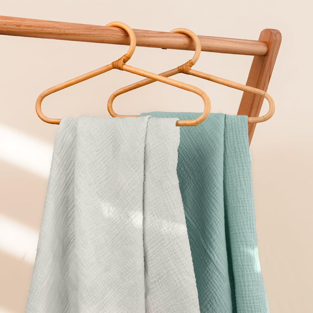 Lulu Moon crib sheets machine washable for easy care.