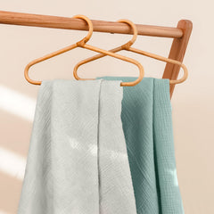 Lulu Moon crib sheets machine washable for easy care.