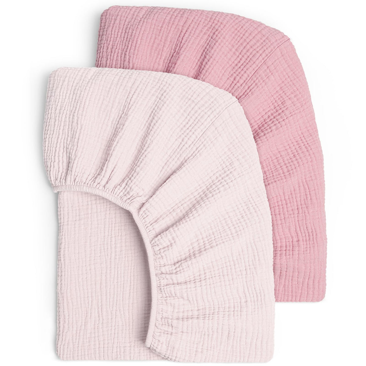 Lulu Moon Muslin Crib Sheets in soft, breathable fabric for baby comfort