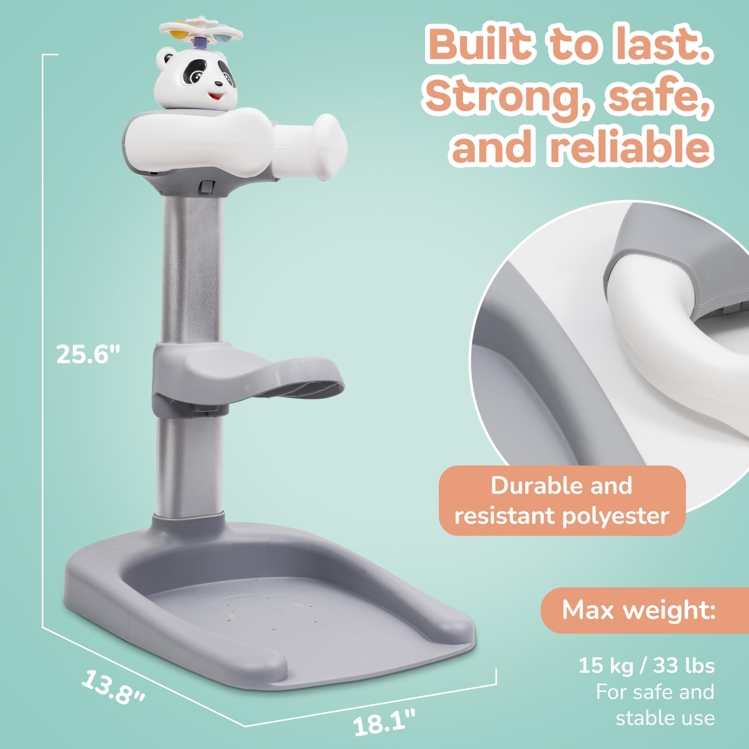 LuluBath included bath toy engages baby during washing