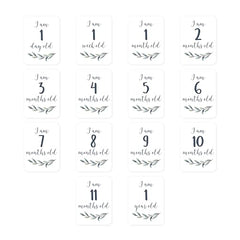 Lulujo milestone card 1 month marks tiny changes in growth photos