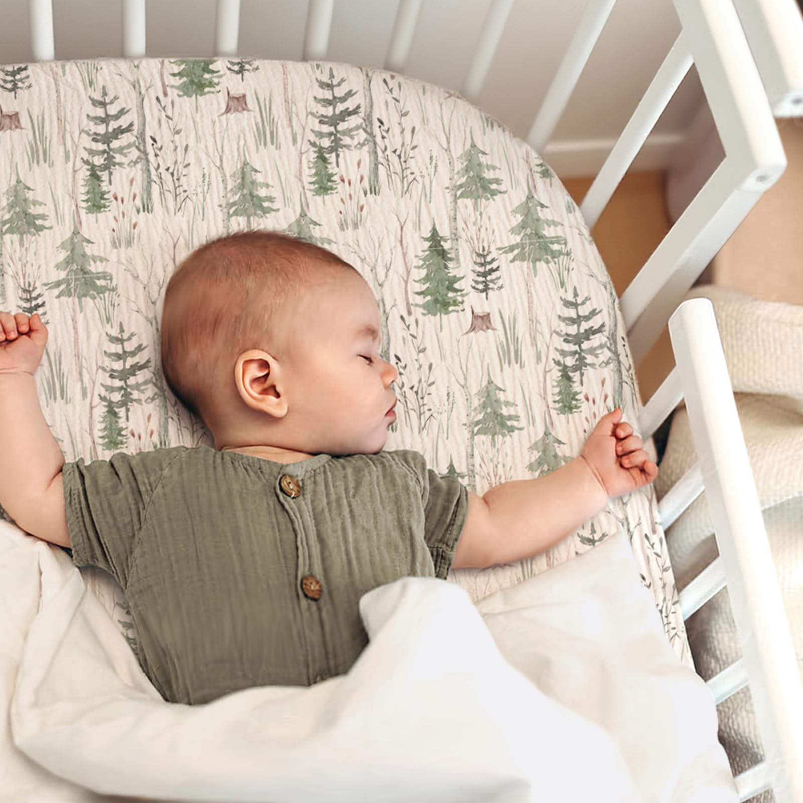 Brand story: Lulumoon forest sheets for cozy bassinets