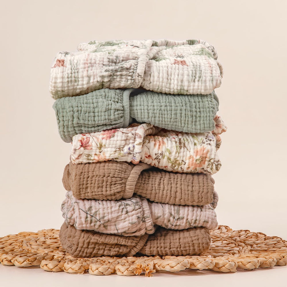 Easy-care muslin sheets stay soft after washing