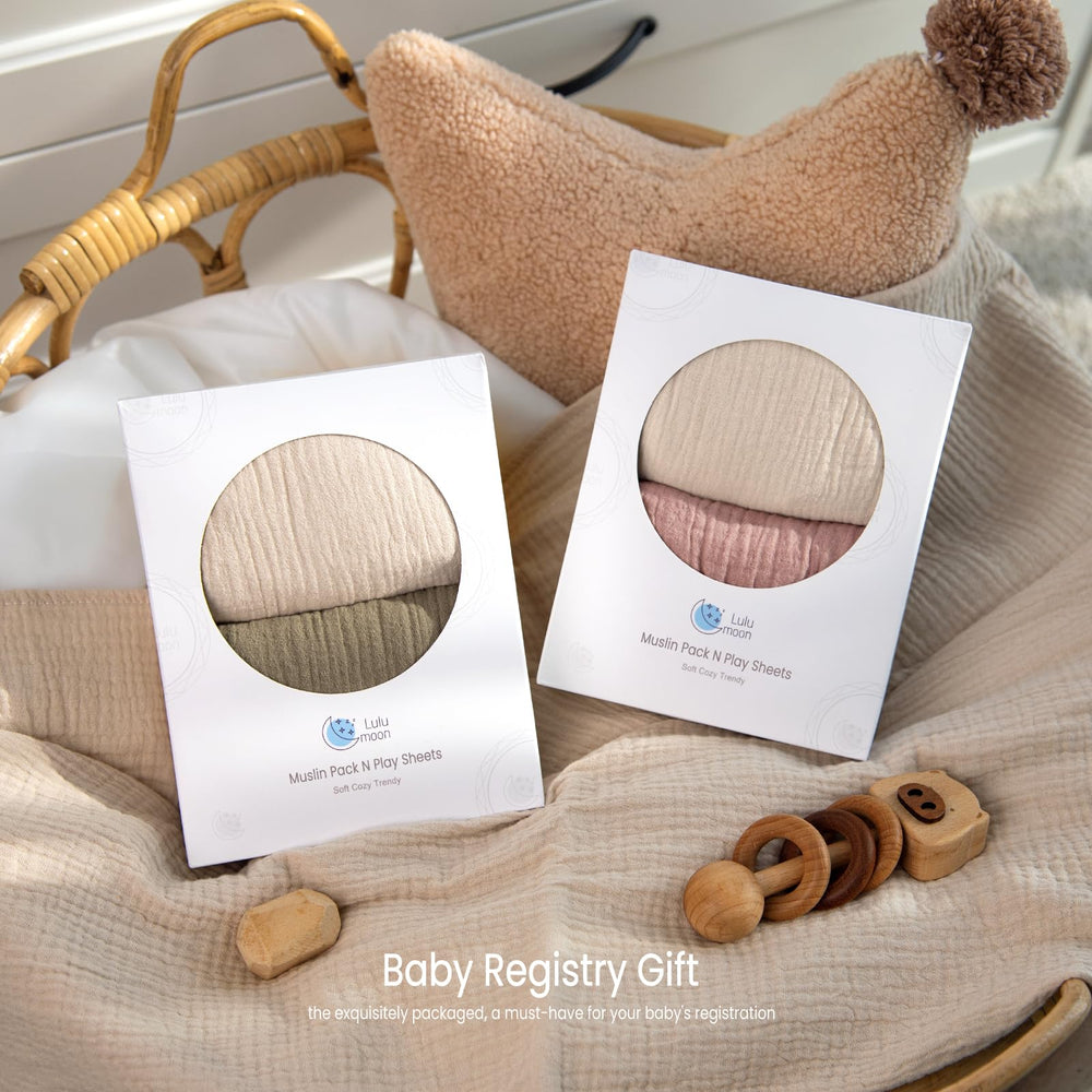 Lulumoon bassinet sheets designed for bedside sleepers for convenient use