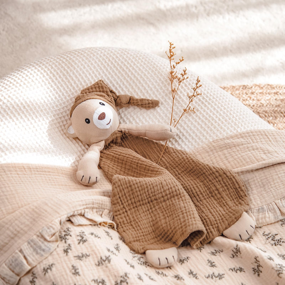 Lulumoon breathable muslin keeps the blanket warm without overheating