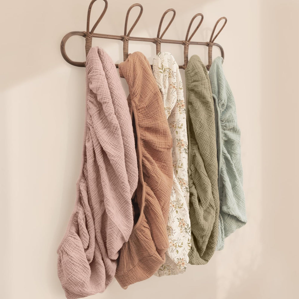 Lulumoon muslin changing pad cover preserves softness after washes