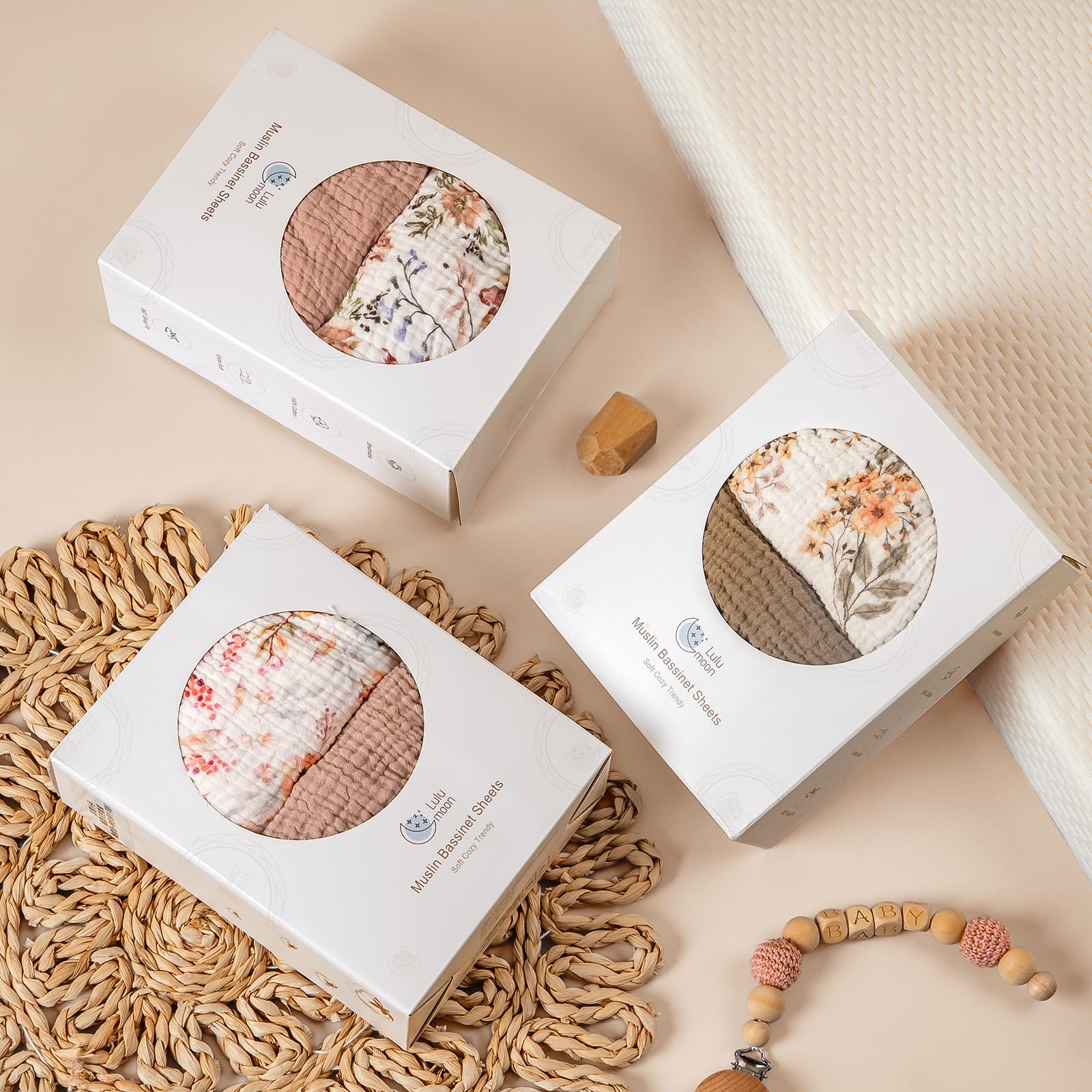 Forest-inspired nursery decor with Lulumoon sheets