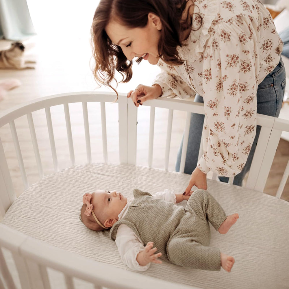 Lulumoon MiClassic Milliard compatible bassinet sheets fit multiple bassinets