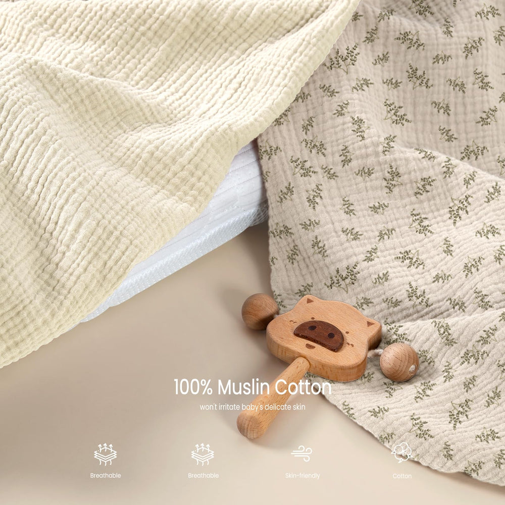 Boho-patterned Lulumoon sheet adds a stylish touch to nurseries.
