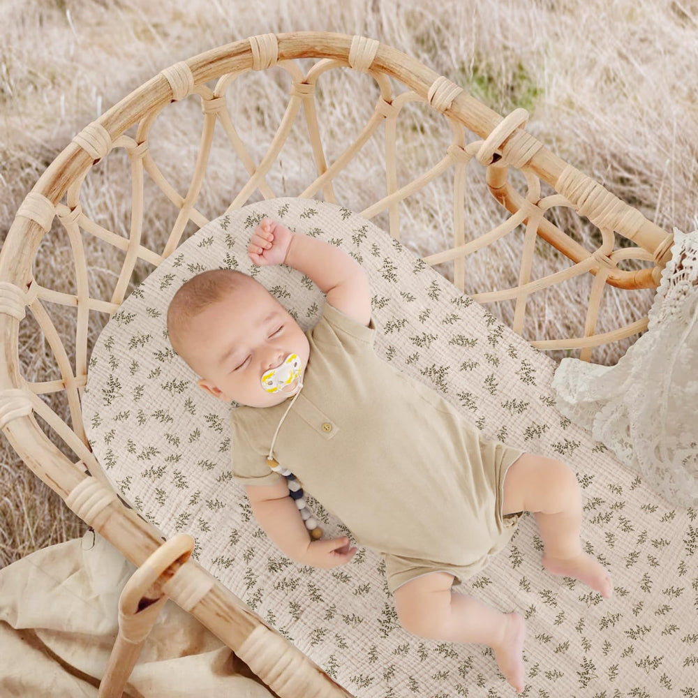 Lulumoon neutral boho patterns suit unisex nurseries.