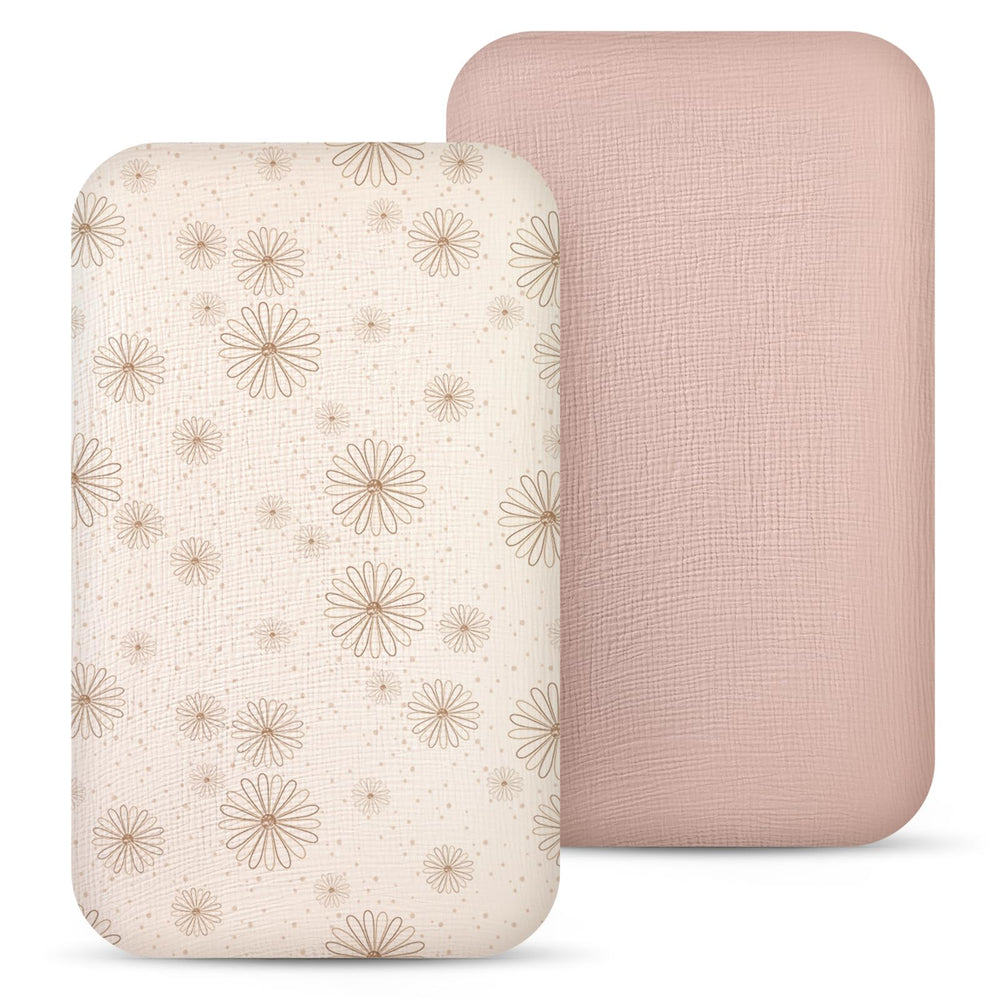 Lulumoon bassinet sheet with soft texture for baby comfort