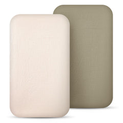 Lulumoon muslin bassinet sheet with soft touch for gentle baby comfort.