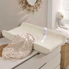 Lulumoon changing pad cover in breathable cotton for skin-friendly use