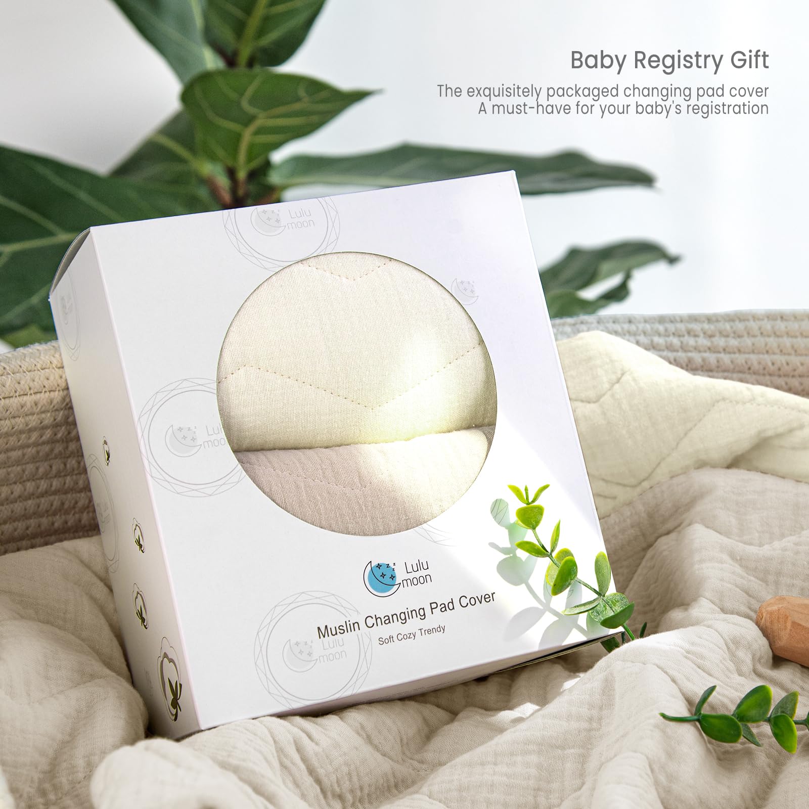 Easy care: machine washable care instructions for Lulumoon cover