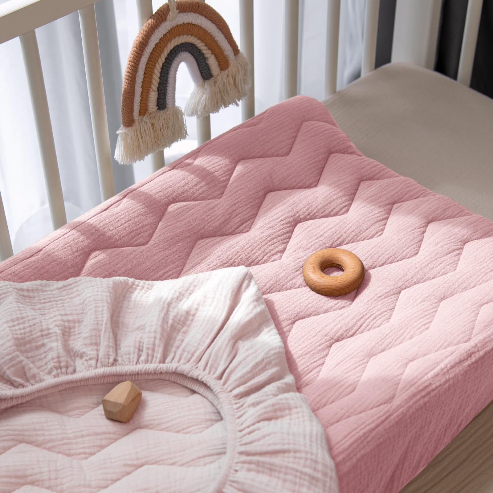 lulumoon Muslin Changing Pad Cover machine washable care tips for easy cleaning