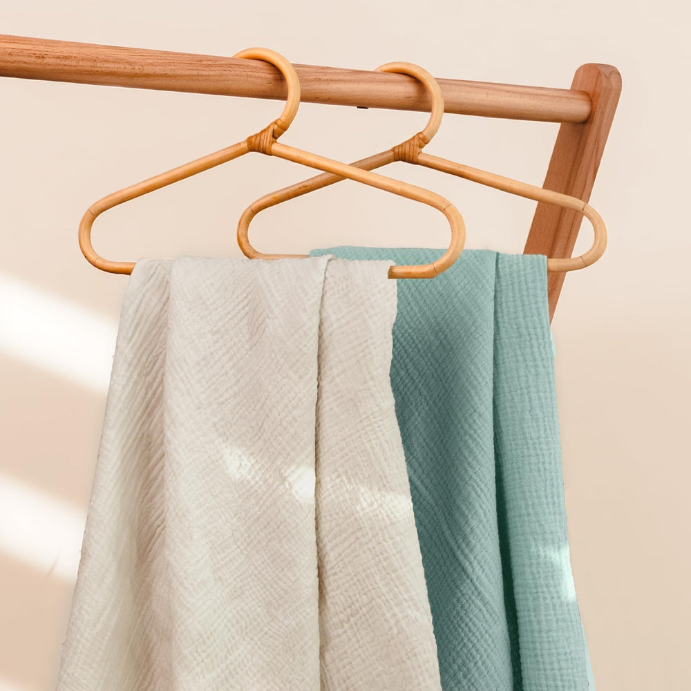 Lulu Moon Muslin crib sheets are easy-care and machine washable