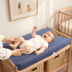 Lulumoon muslin fabric keeps baby cool and comfortable