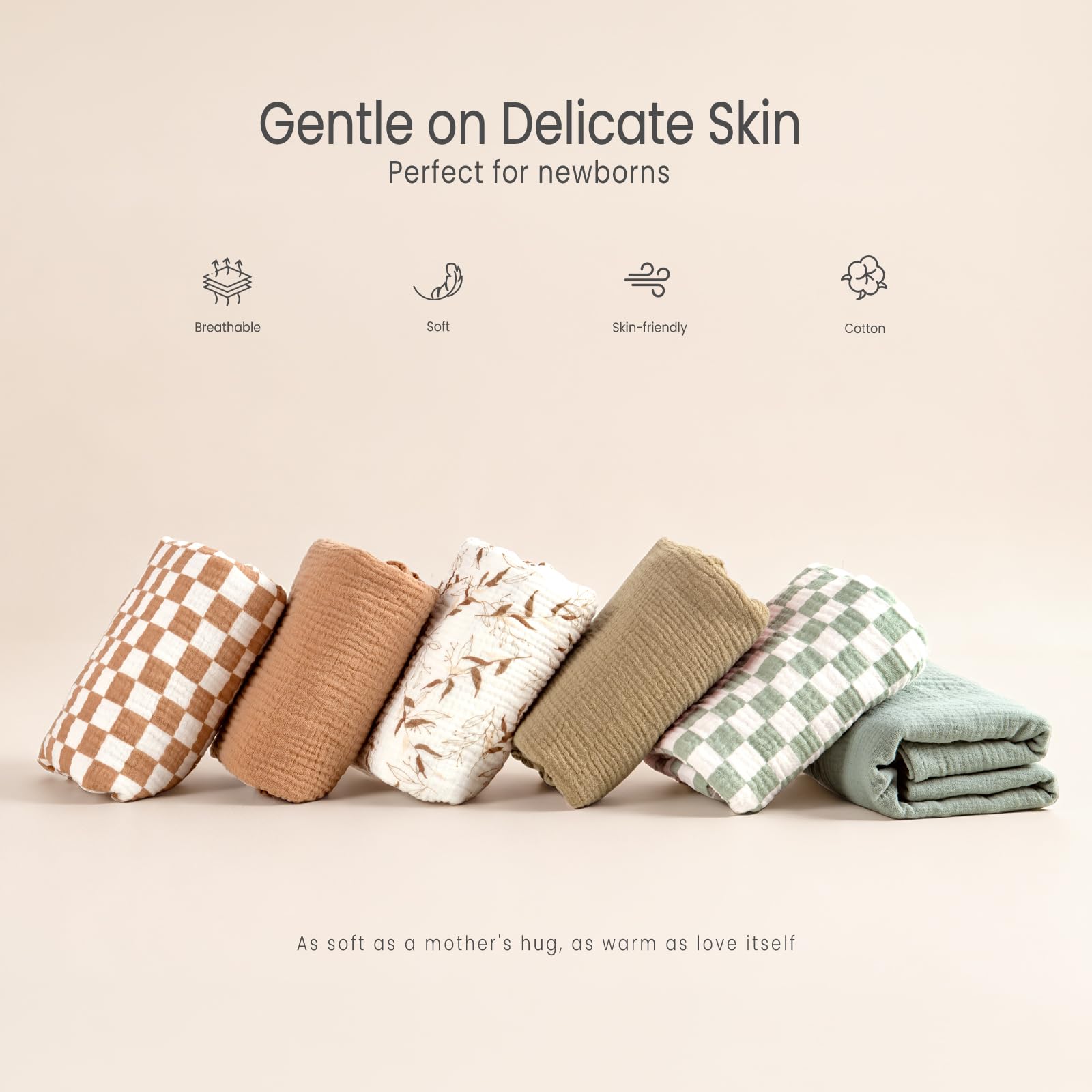 Lulumoon swaddle blanket — multi-use nursing cover and stroller shade.