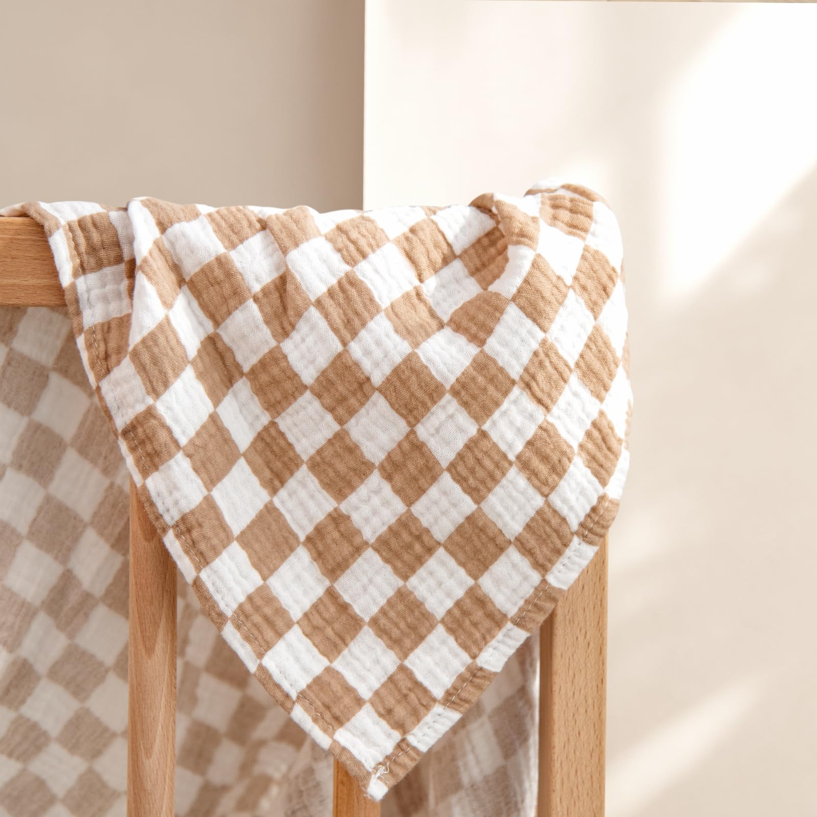 Lulumoon 3-pack swaddles — ideal neutral gift for baby showers.