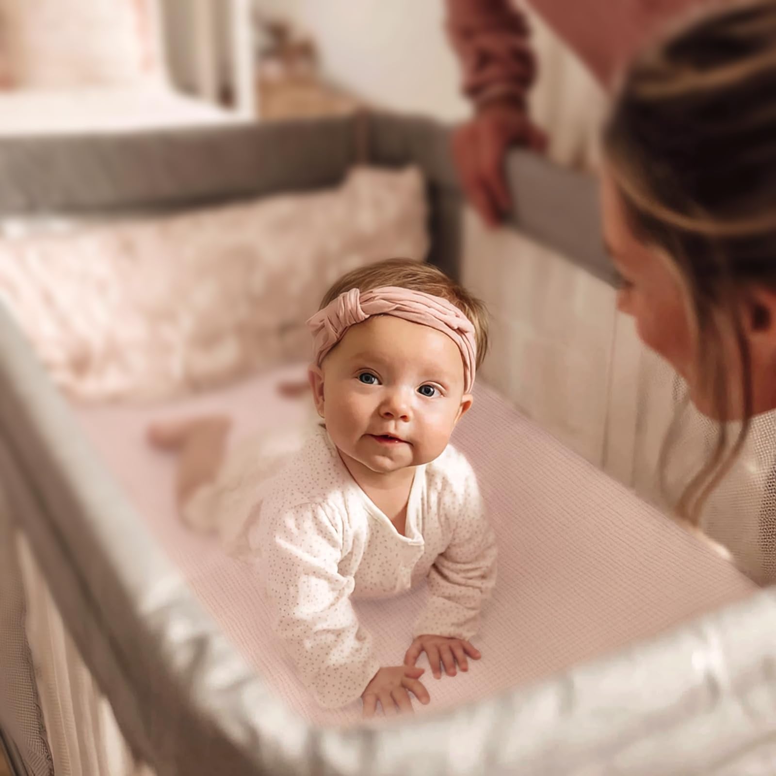 lulumoon two-pack pack and play sheets provide backup options