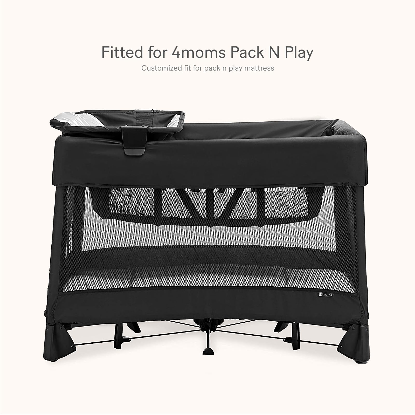 Lulumoon Pack N Play Muslin sheet with snug fit and elastic edge