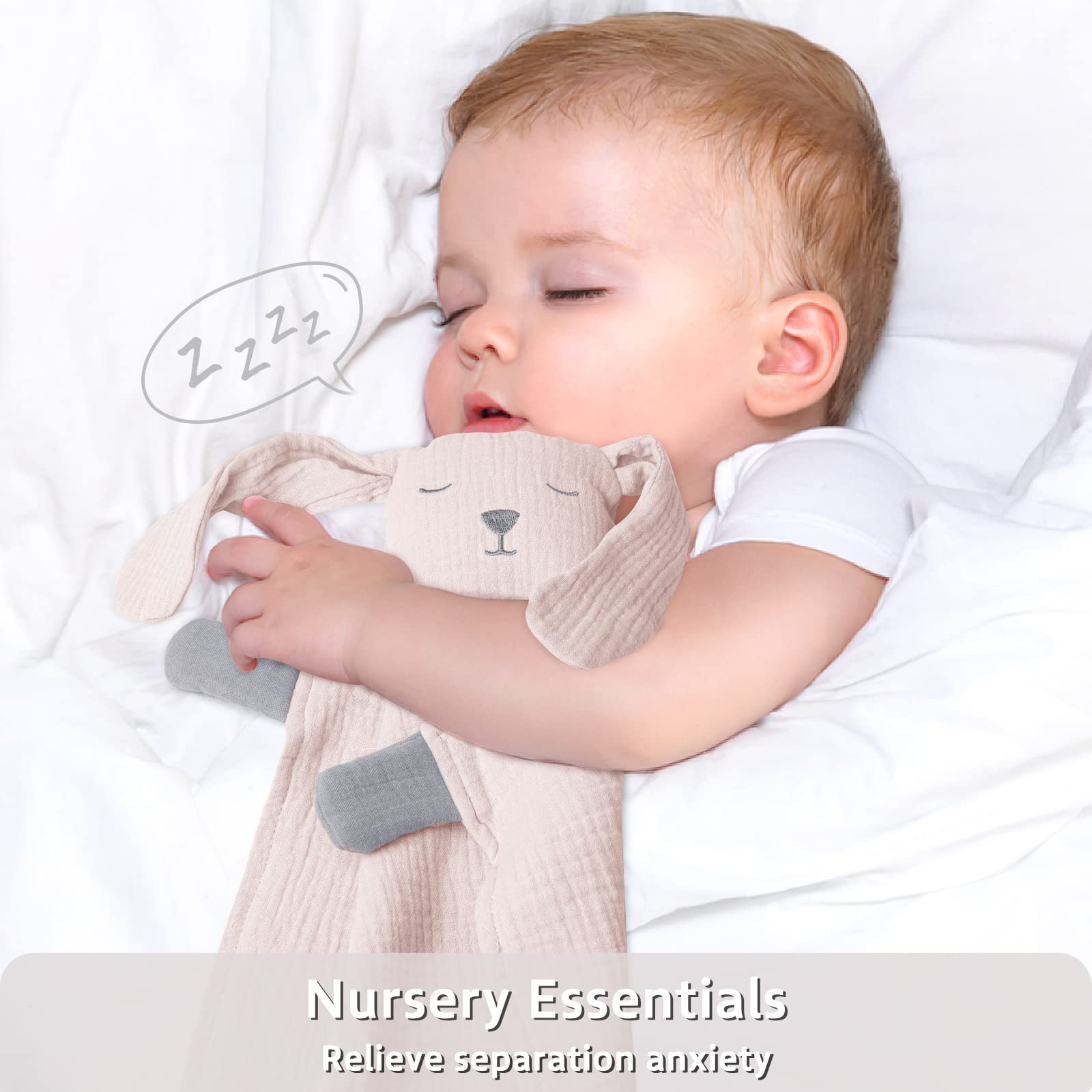 lulumoon Puppy Security Blanket baby-friendly design for comforting snuggles.