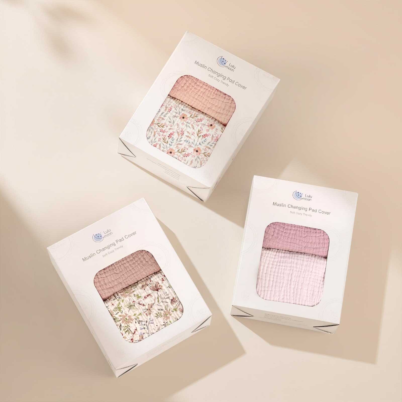 Gift-ready Lulumoon packaging for baby registry