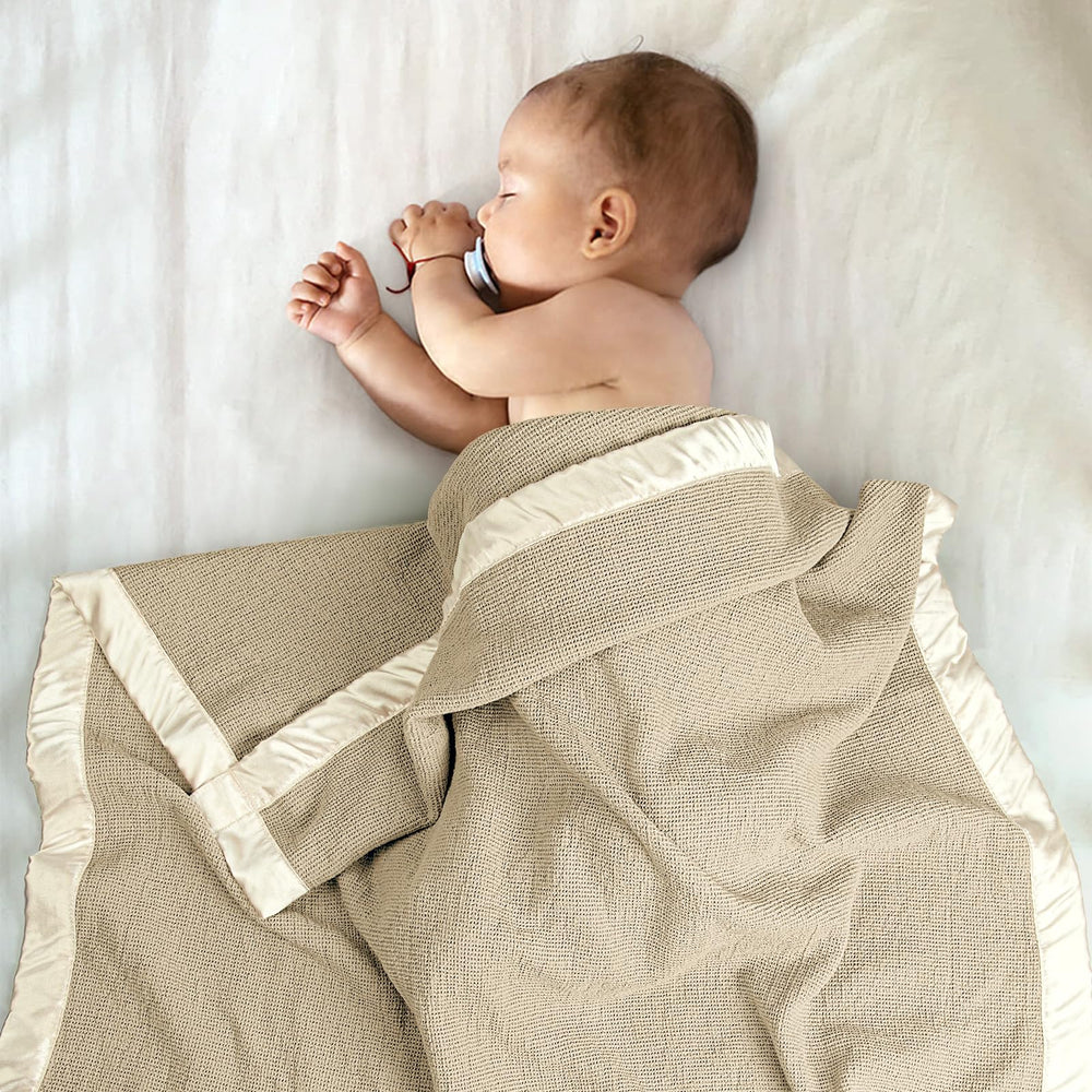 Lulumoon sensory friendly satin edges soothing sensitive skin