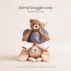 Lulumoon security blanket as a snuggle companion that supports self-soothing routines