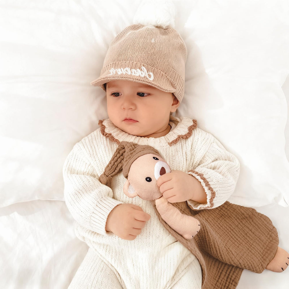 Lulumoon travel-friendly security blanket fits in diaper bag for daycare outings