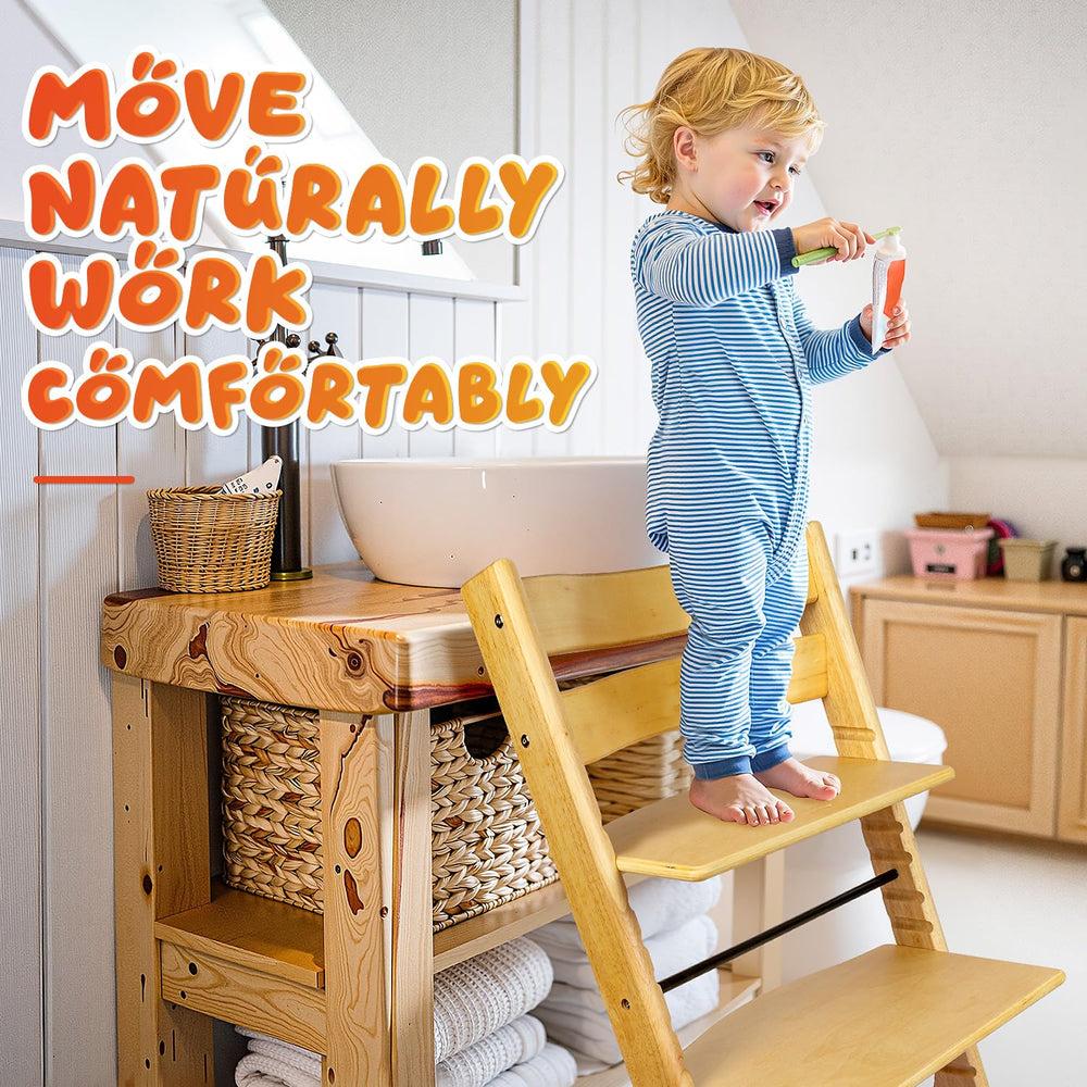 lulunemo 5-point harness and safety locks prevent tipping.