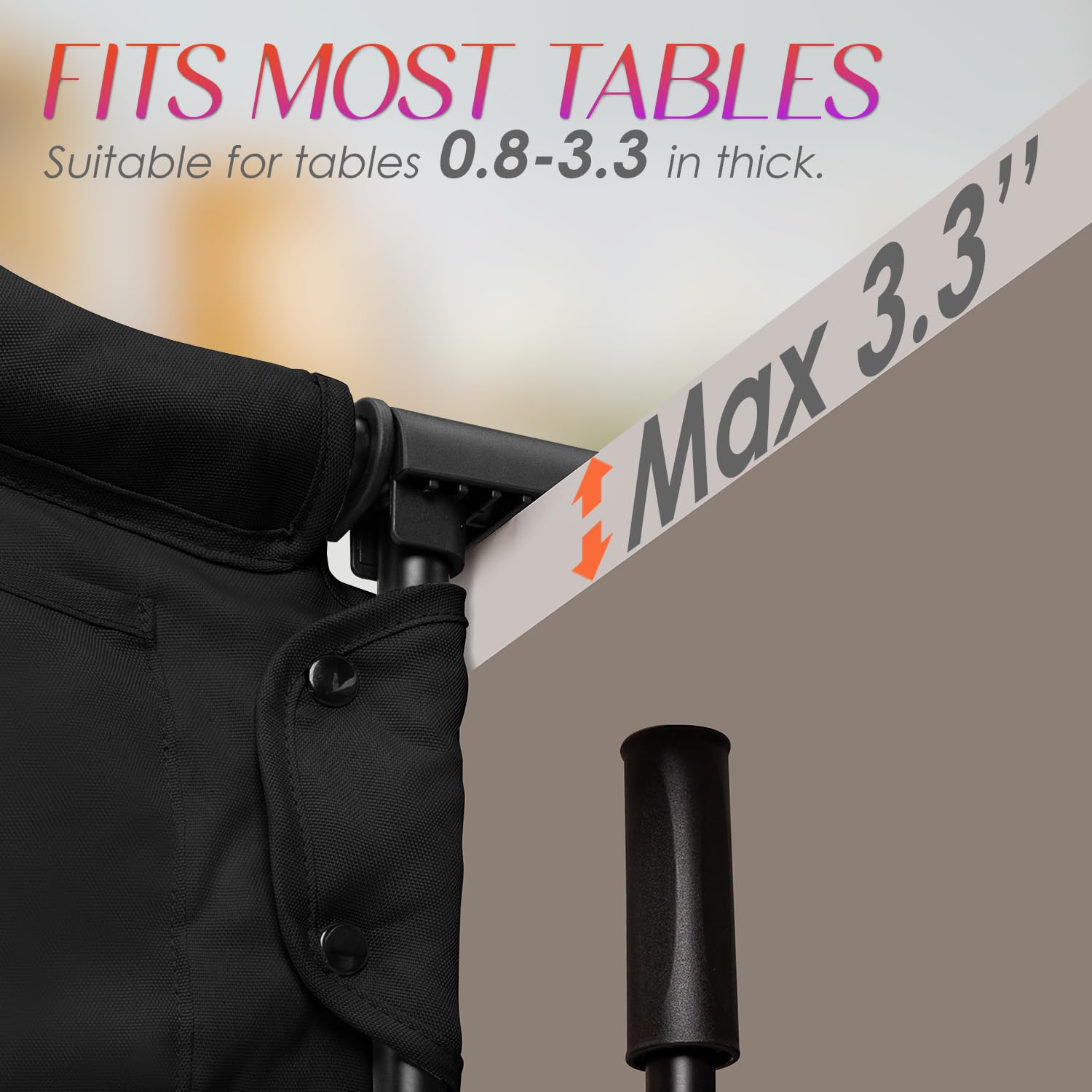 lulunemo water-resistant 6D oxford fabric cleans easily after meals.