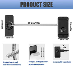 LuLuya fingerprint fridge lock closeup shows biometric access in under a second.