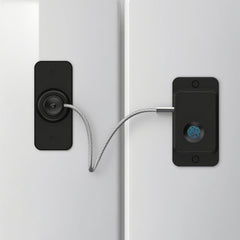LuLuya fingerprint fridge lock setup demonstrates quick, drill-free installation for renters.