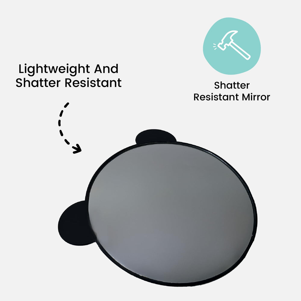 Lulyboo bear motif adds playful style to your car interior.