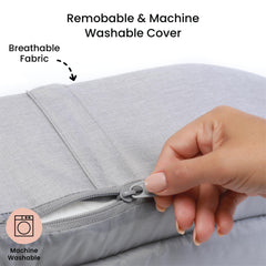 Lulyboo Bubble Travel Lounge waterproof base keeps surfaces clean indoors or outdoors.