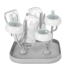 Lulyboo Desert Dream Drying Rack with removable cacti saves counters space for after-feeding tasks.