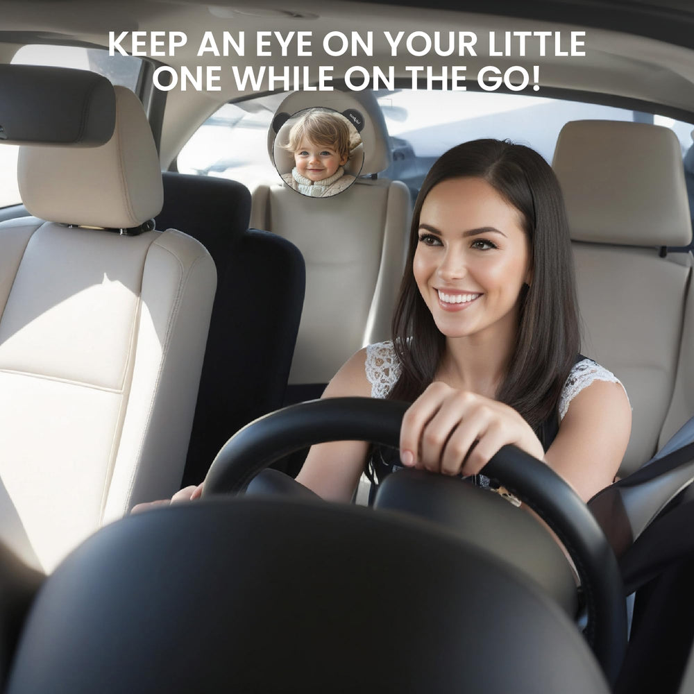 Lulyboo mirror installs without tools for quick setup.