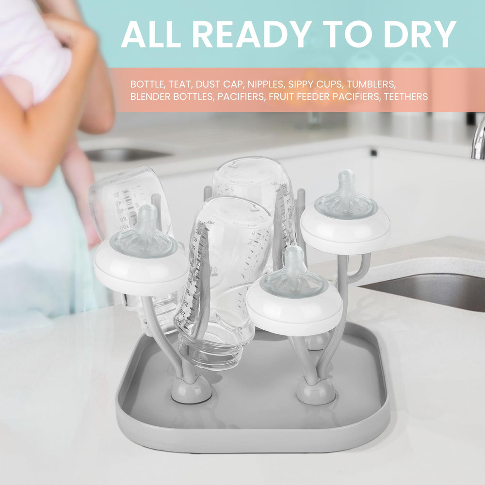 Lulyboo Removable Tray supports easy draining and quick cleaning after meals.