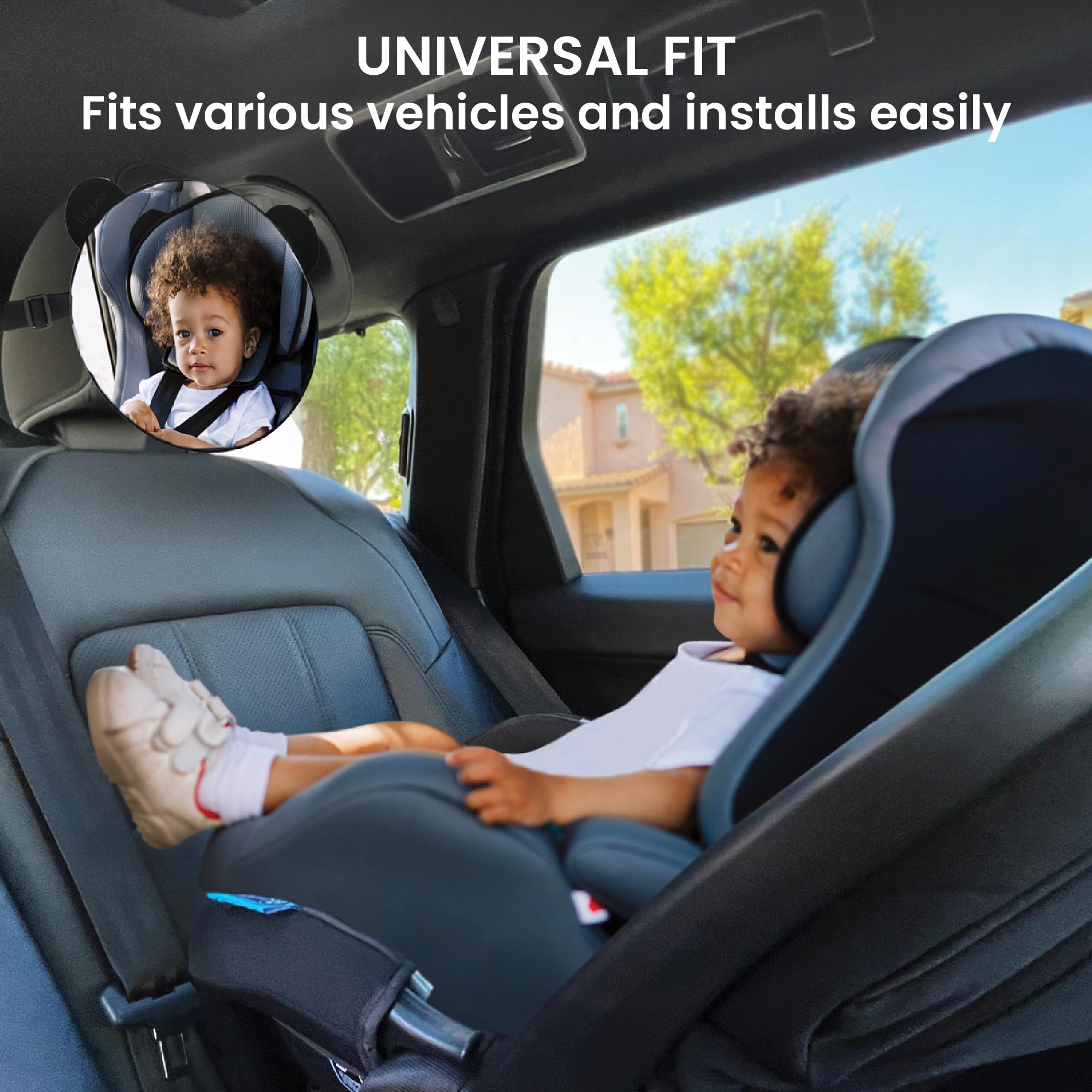 Lulyboo soft-edged materials keep baby safe during checks.
